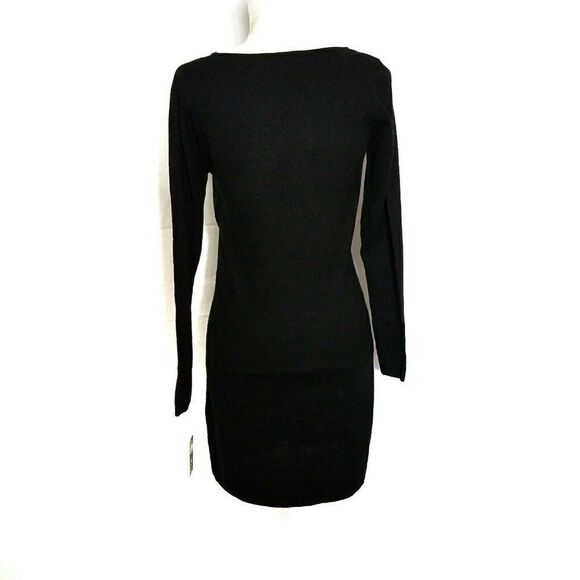 DEREK Heart Sweater Dress Size Small Black Multicolor - Picture 3 of 8